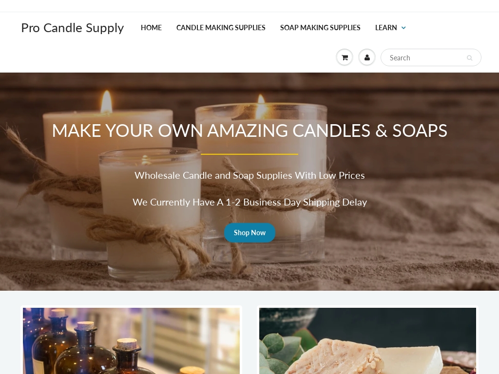 Candle Making Supplies  Wholesale Candle Supply Company