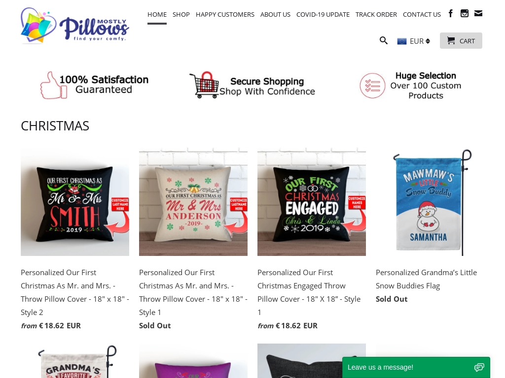 Mostly pillows clearance