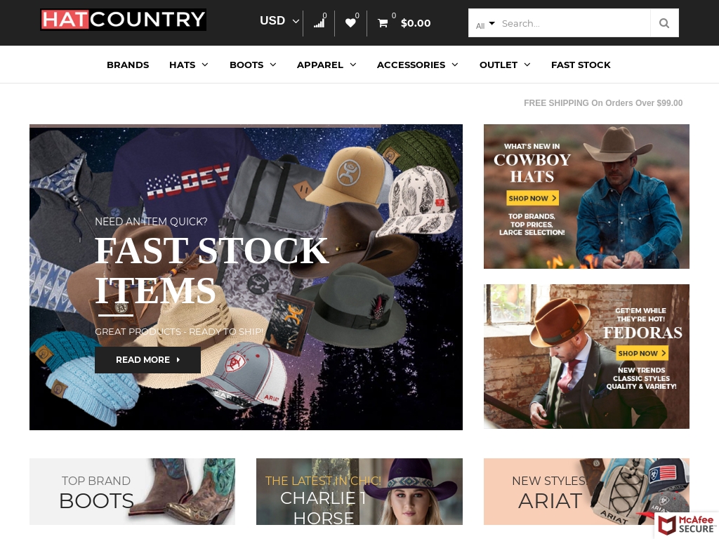 hat websites with free shipping