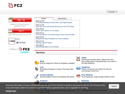 Fc2 無料ブログ 無料動画 無料ホームページ レンタルサーバー 無料アクセス解析 Seo対策ツールなど Revenue Social
