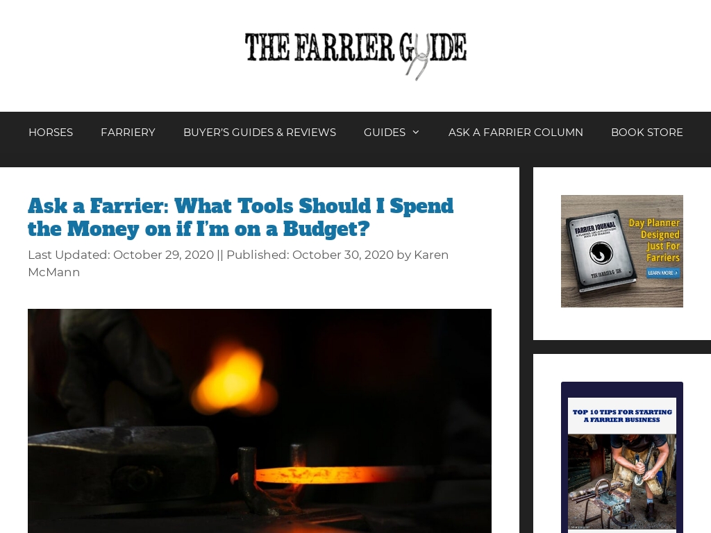 Start A Farrier Business Business Ideas Starter Story