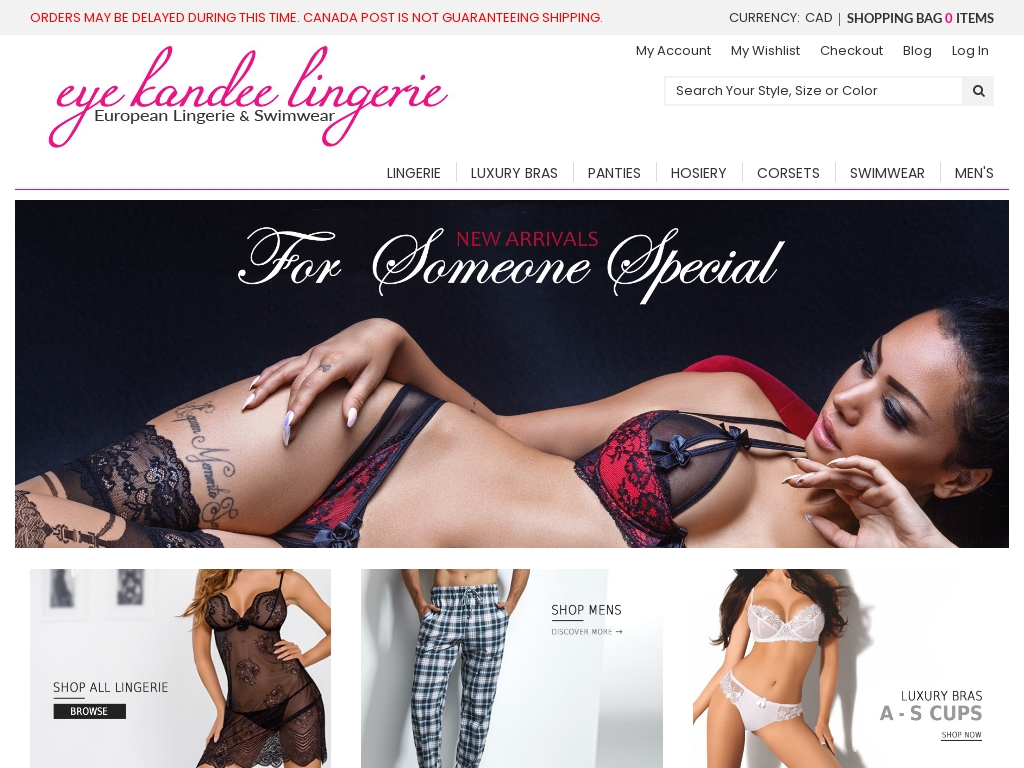 Her sexy lingerie needs a new website design, Web page design contest