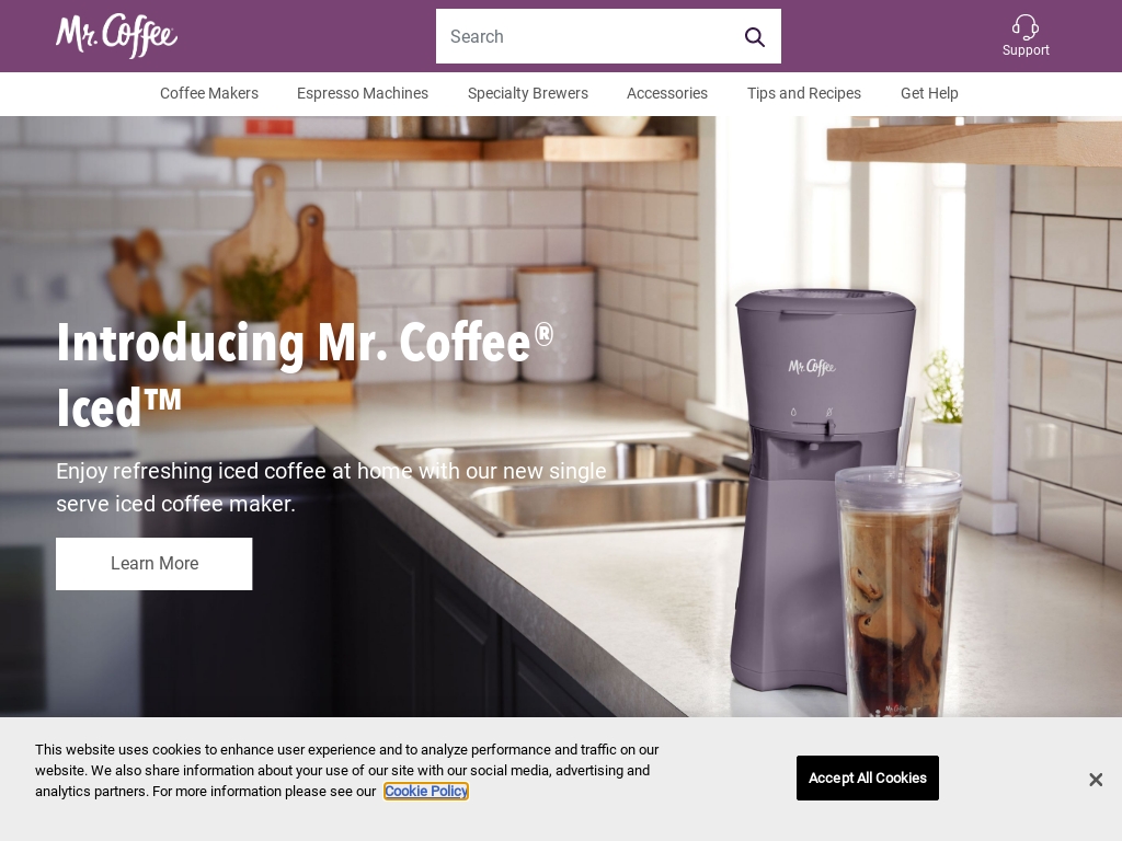 Mr coffee website cheap