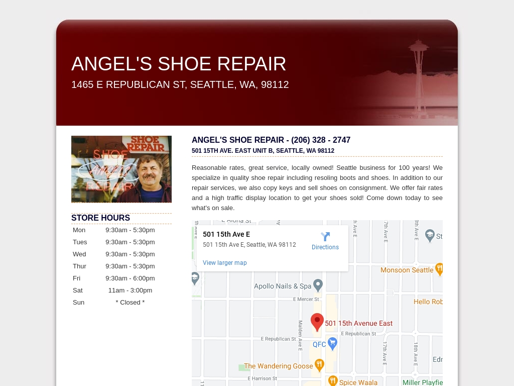 Shoe repair business tackles all problems big and small