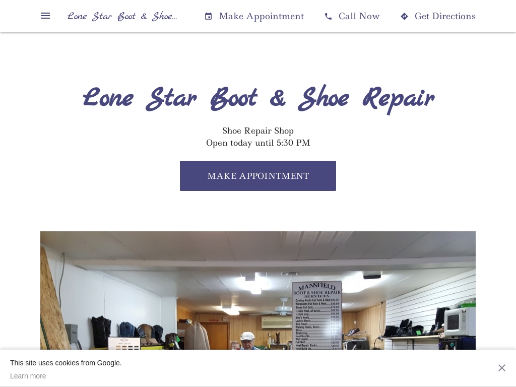 Shoe repair stores used to be a good way to make a living. Then