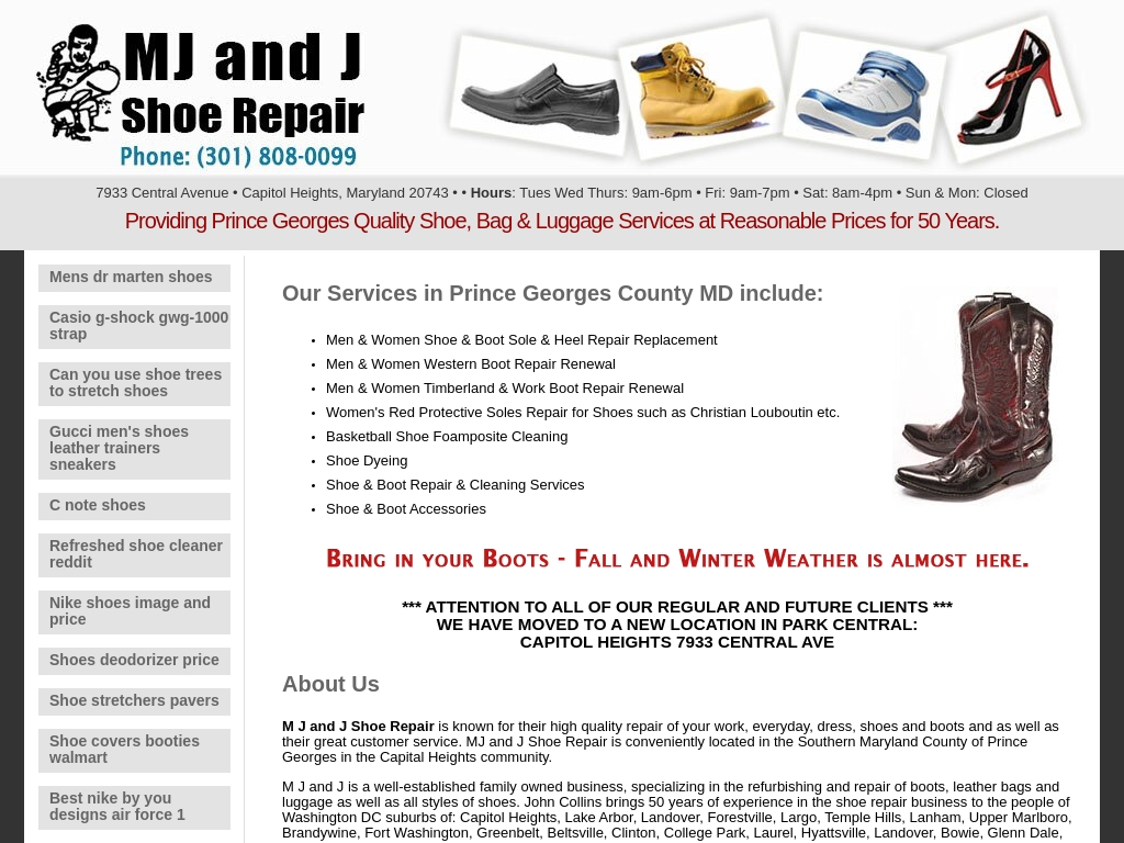 Shoe Repair Services, Leather Boot & Handbag Repairs