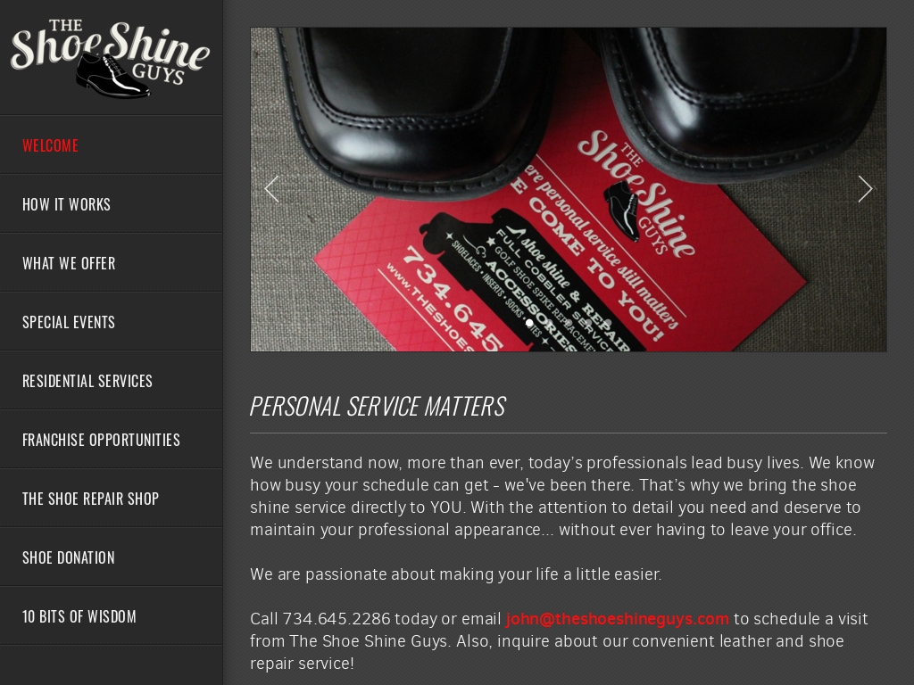 Shoe repair business tackles all problems big and small