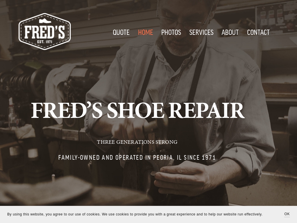 Shoe repair business tackles all problems big and small