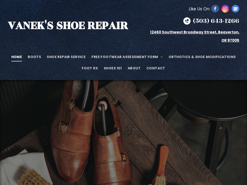 Shoe repair business tackles all problems big and small