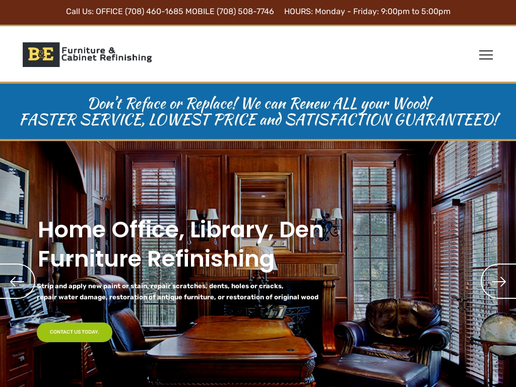 Furniture refinishing business online