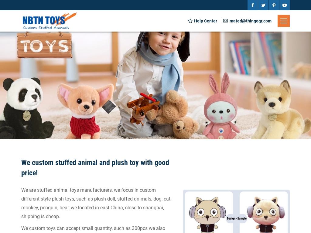 Stuffed Animals & Plush Toy manufacturer, Plush stuffed animal toy