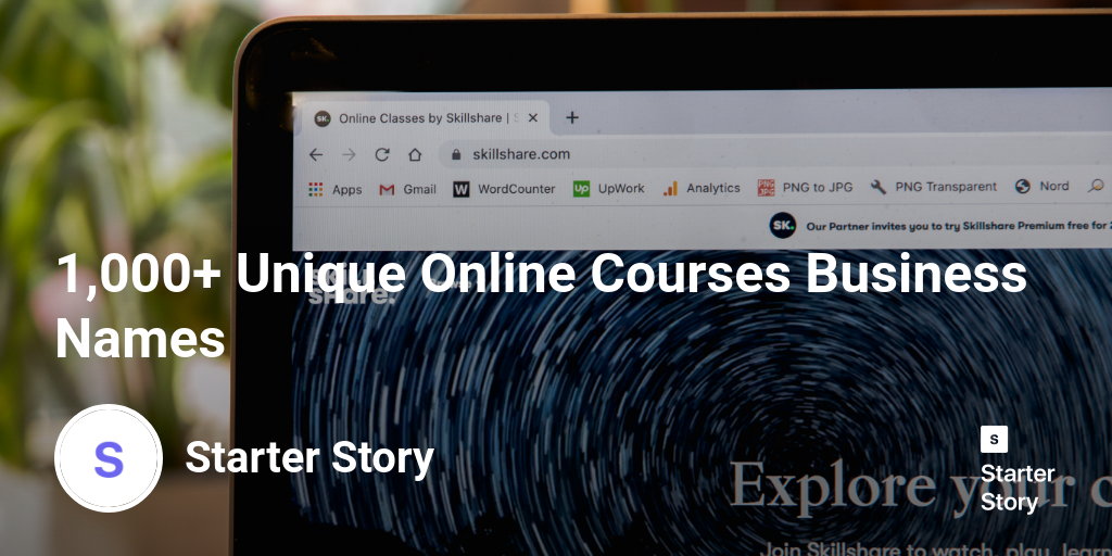 1,000+ Unique Online Courses Business Names Starter Story