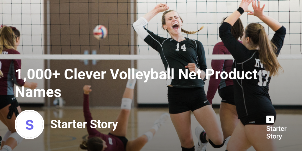 1,000+ Clever Volleyball Net Product Names Starter Story