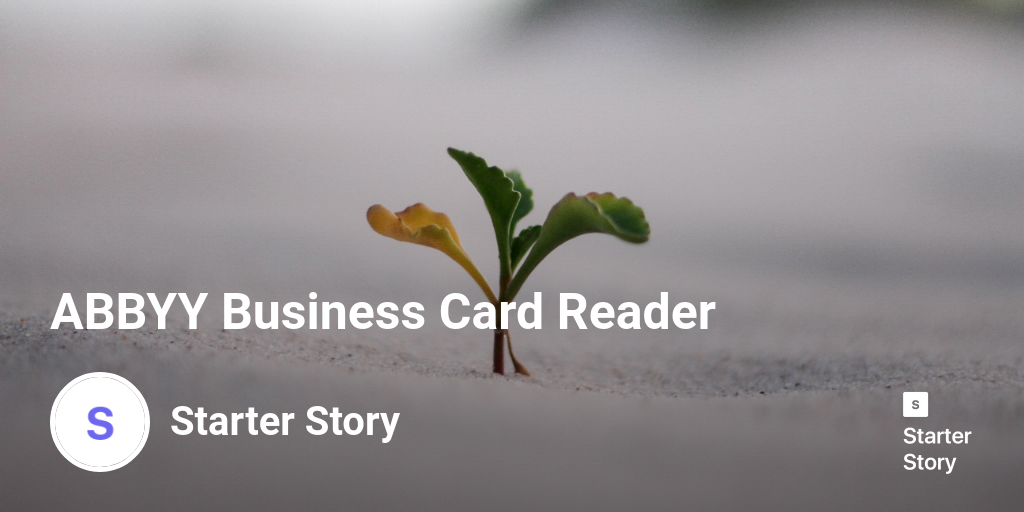 ABBYY Business Card Reader Starter Story
