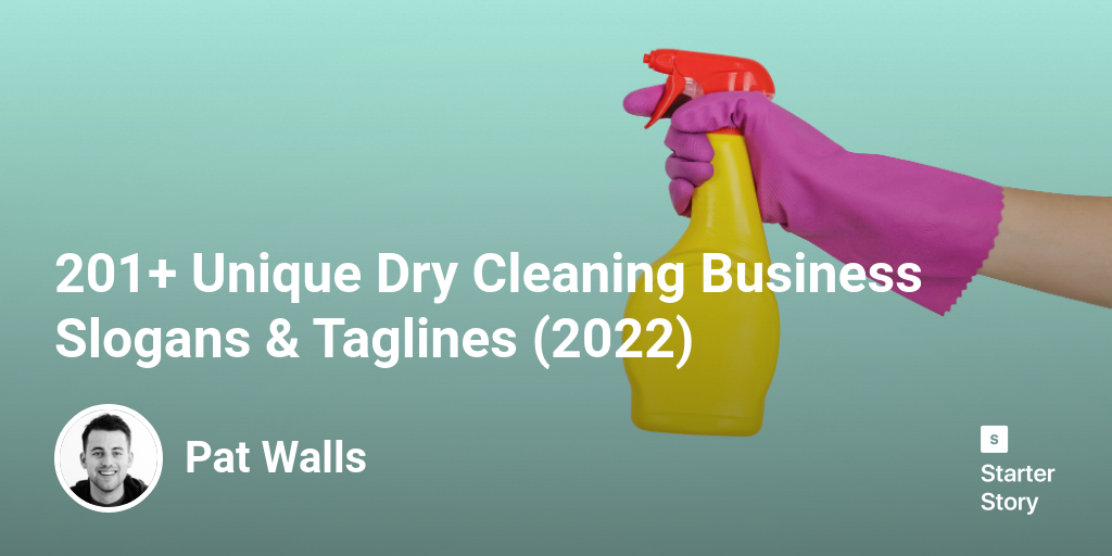 201+ Unique Dry Cleaning Business Slogans & Taglines (2024) Starter