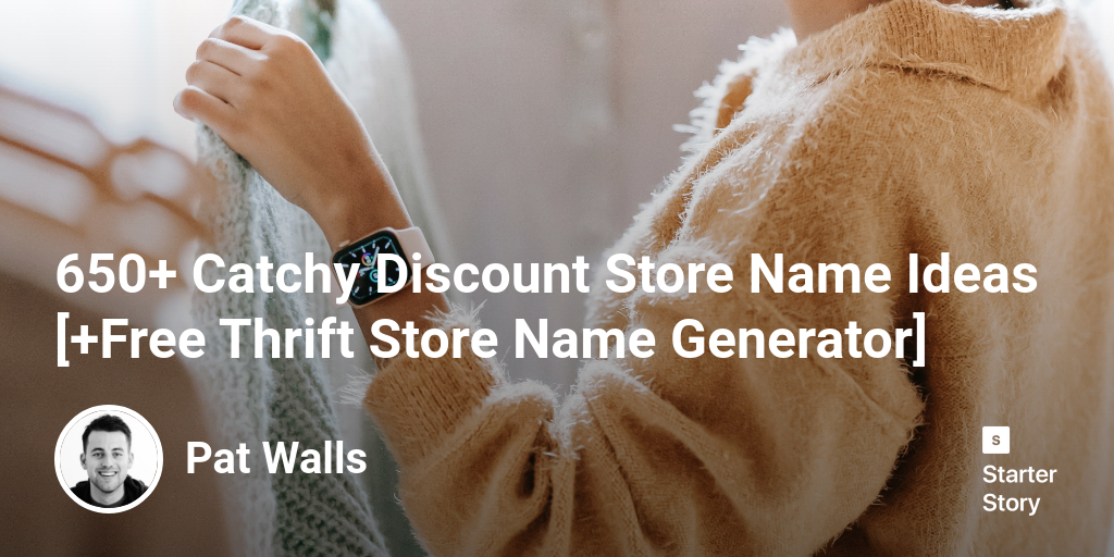 650 Catchy Discount Store Name Ideas Free Thrift Store Name