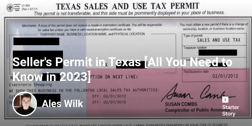 Seller's Permit in Texas [All You Need to Know in 2024] Starter