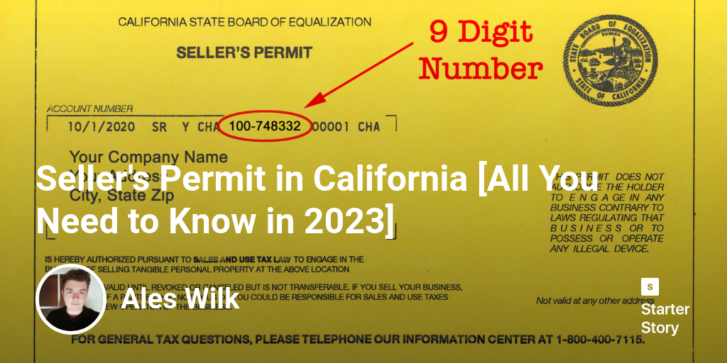 Seller's Permit in California [All You Need to Know in 2024] Starter