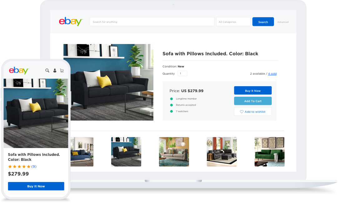 Connect eBay with your online store