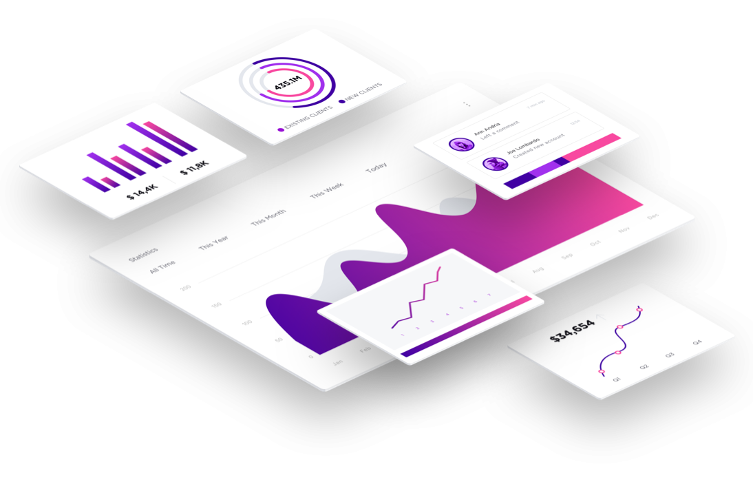 Illustration General Ecommerce Analytics Generic