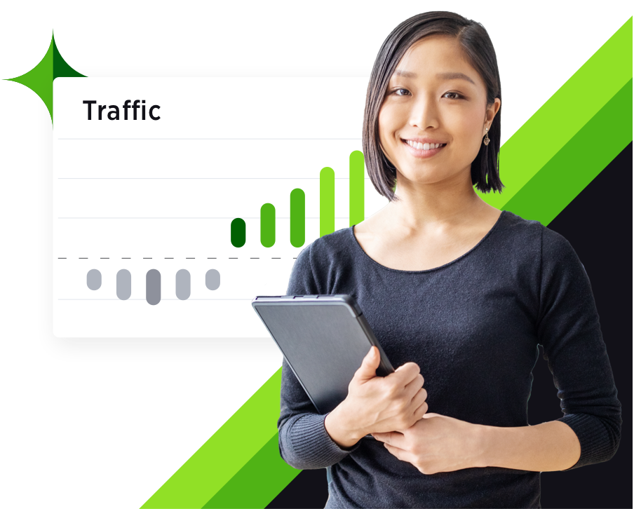 Sb Illustration Traffic Analytics Person Smiling Green Generic