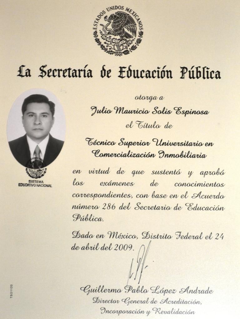 Titulos, cedulas y documentos universitarios, preparatotia 