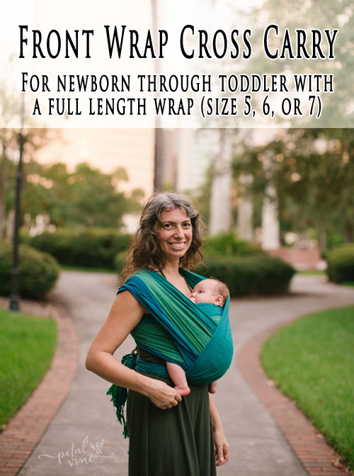 Front Wrap Cross Carry Wrap Your Baby