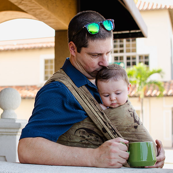 dad baby wrap