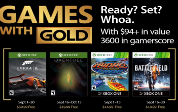 Games with Gold: Setembro de 2017