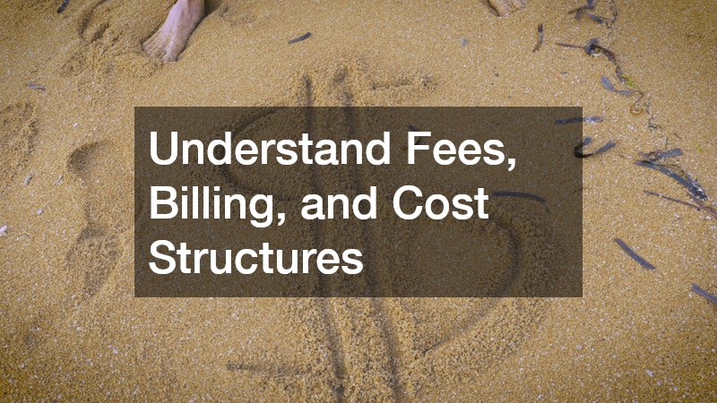 Understand Fees, Billing, and Cost Structures