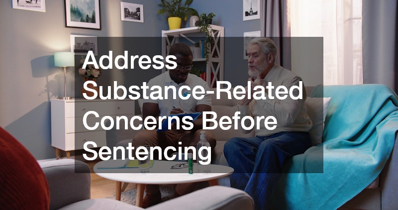 Address Substance-Related Concerns Before Sentencing