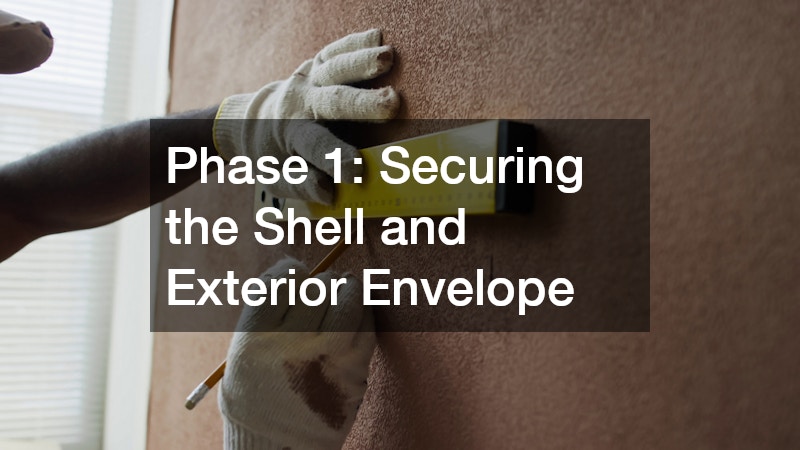 Phase 1: Securing the Shell and Exterior Envelope