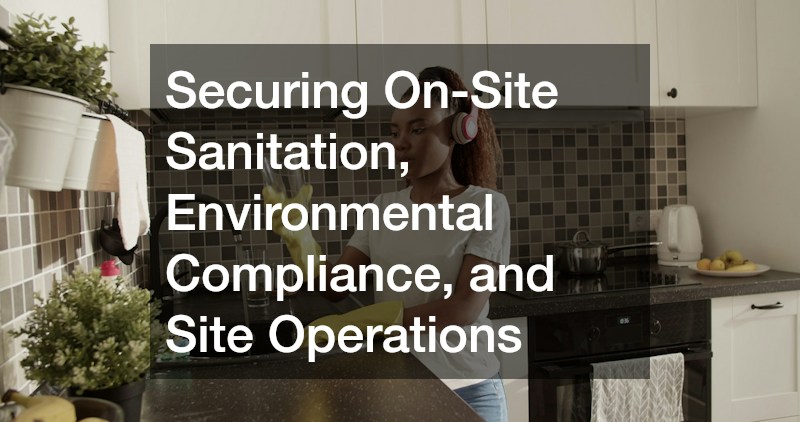 Securing On-Site Sanitation, Environmental Compliance, and Site Operations