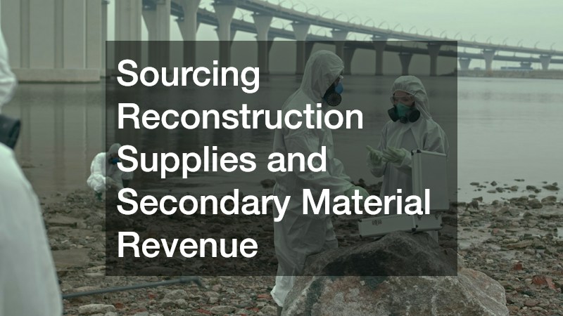 Sourcing Reconstruction Supplies and Secondary Material Revenue