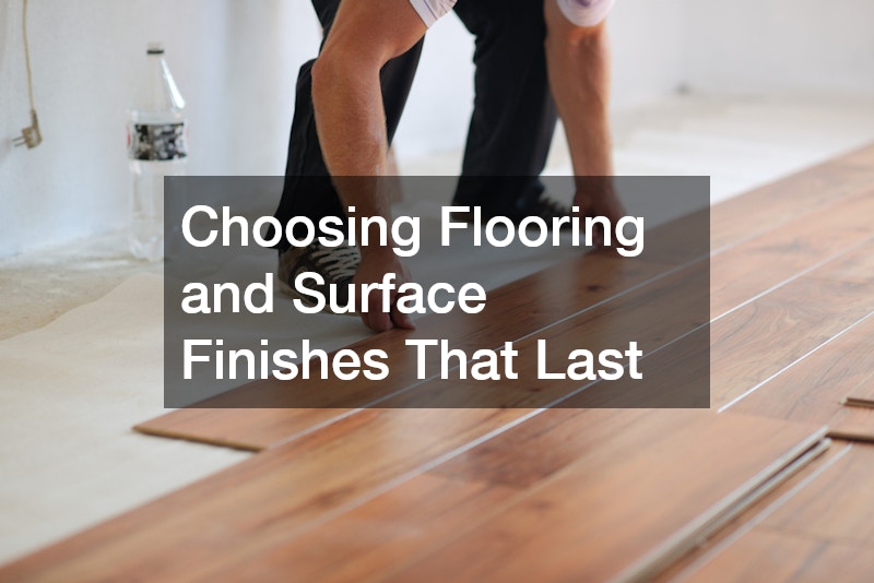 Choosing Flooring and Surface Finishes That Last