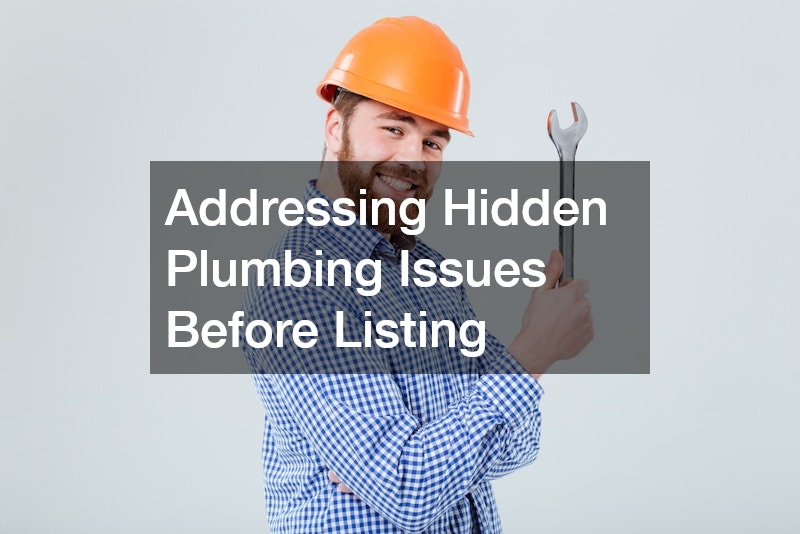 Addressing Hidden Plumbing Issues Before Listing