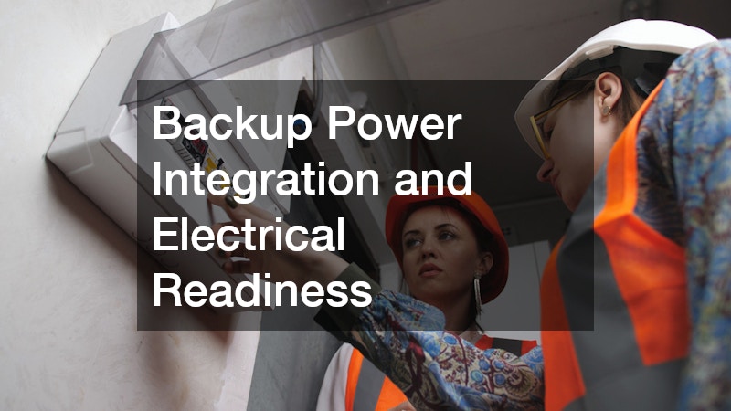 Backup Power Integration and Electrical Readiness