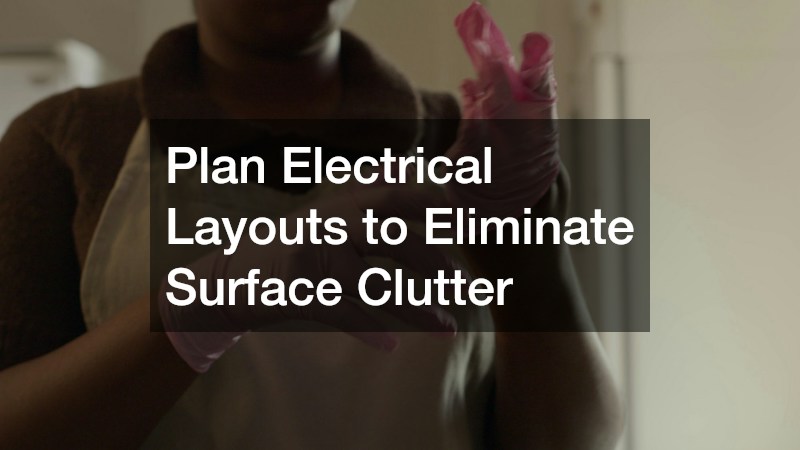 Plan Electrical Layouts to Eliminate Surface Clutter