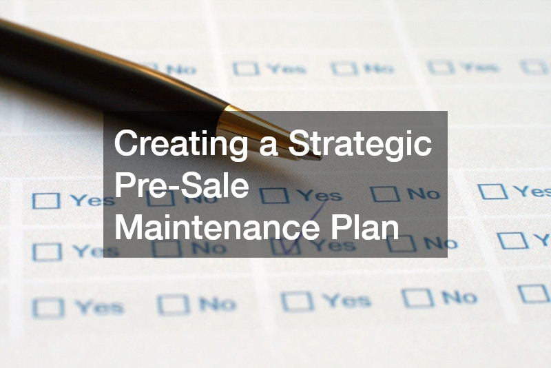 Creating a Strategic Pre-Sale Maintenance Plan