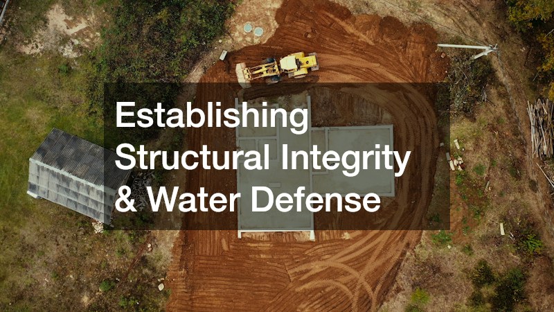 Establishing Structural Integrity & Water Defense