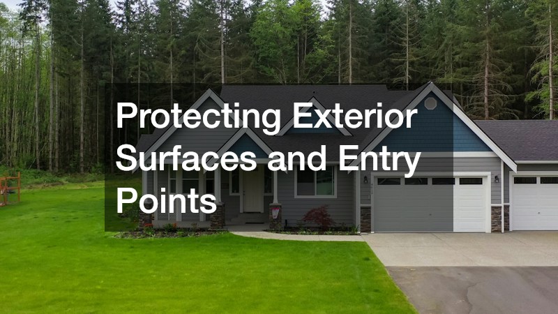 Protecting Exterior Surfaces and Entry Points