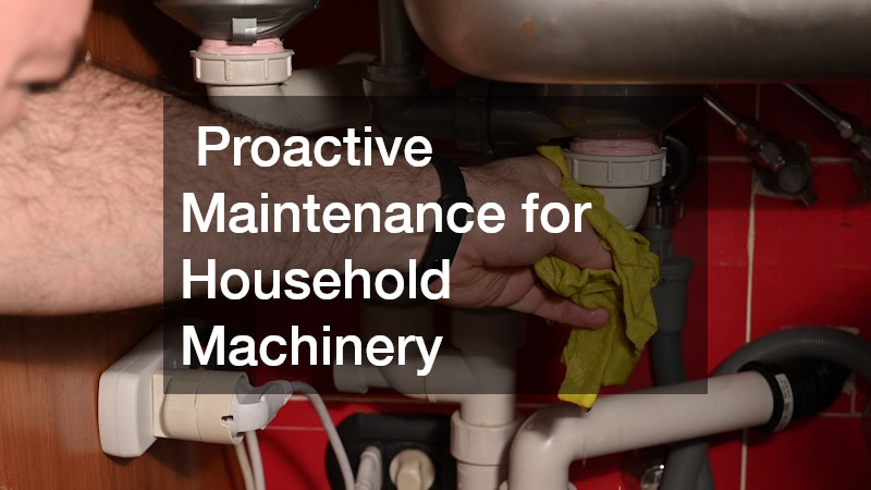 Proactive Maintenance for Household Machinery