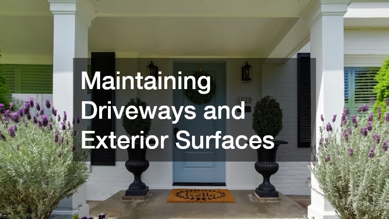 Maintaining Driveways and Exterior Surfaces