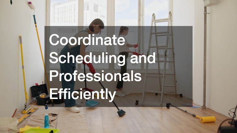 Coordinate Scheduling and Professionals Efficiently