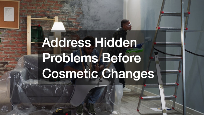 Address Hidden Problems Before Cosmetic Changes