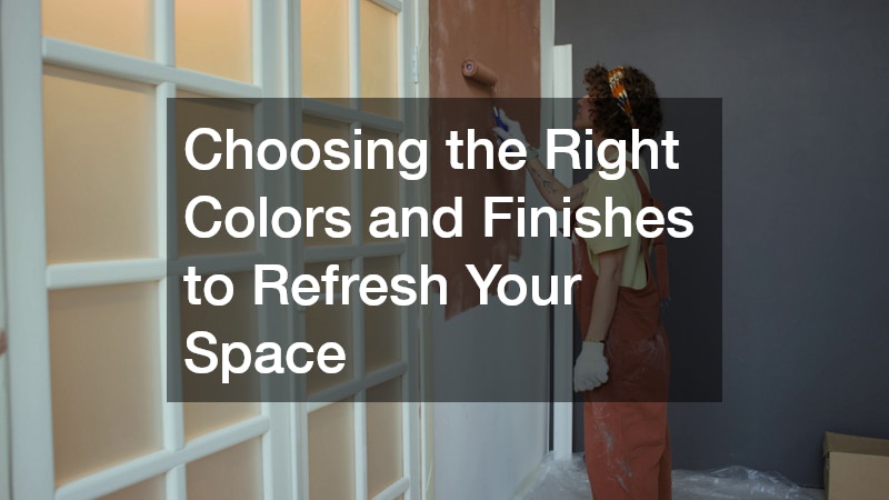 Choosing the Right Colors and Finishes to Refresh Your Space