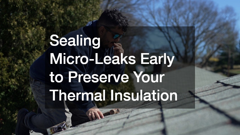 Sealing Micro-Leaks Early to Preserve Your Thermal Insulation
