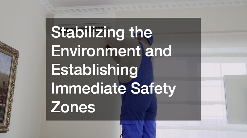 Stabilizing the Environment and Establishing Immediate Safety Zones