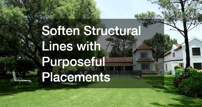 Soften Structural Lines with Purposeful Placements