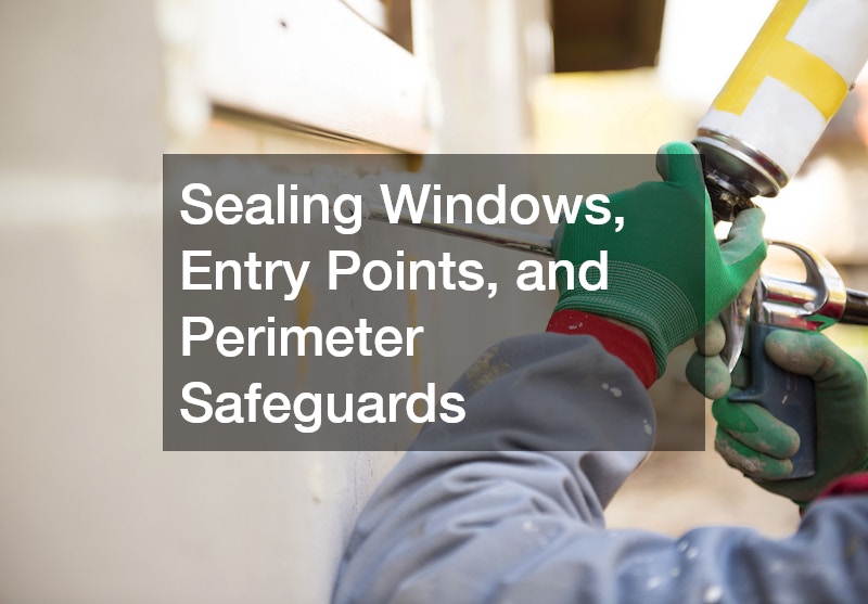 Sealing Windows, Entry Points, and Perimeter Safeguards